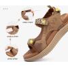 image:imageKuaiLu Womens Orthopedic Walking Sandals with Comfortable Arch Support Plantar Fasciitis Relief Summer Outdoor Hiking Sport Recovery Adjustable Strap Athletic Chunky Cushion ShoesKhaki