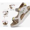 image:imageKuaiLu Womens Orthopedic Walking Sandals with Comfortable Arch Support Plantar Fasciitis Relief Summer Outdoor Hiking Sport Recovery Adjustable Strap Athletic Chunky Cushion ShoesBeige