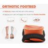 image:imageKuaiLu Womens Orthopedic Walking Sandals with Comfortable Arch Support Plantar Fasciitis Relief Summer Outdoor Hiking Sport Recovery Adjustable Strap Athletic Chunky Cushion ShoesOrange Black