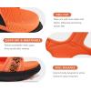 image:imageKuaiLu Womens Orthopedic Walking Sandals with Comfortable Arch Support Plantar Fasciitis Relief Summer Outdoor Hiking Sport Recovery Adjustable Strap Athletic Chunky Cushion ShoesOrange Black