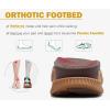 image:imageKuaiLu Womens Orthopedic Walking Sandals with Comfortable Arch Support Plantar Fasciitis Relief Summer Outdoor Hiking Sport Recovery Adjustable Strap Athletic Chunky Cushion ShoesBrown Khaki