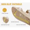 image:imageKuaiLu Womens Orthopedic Walking Sandals with Comfortable Arch Support Plantar Fasciitis Relief Summer Outdoor Hiking Sport Recovery Adjustable Strap Athletic Chunky Cushion ShoesLight Beige