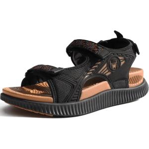 image:imageKuaiLu Womens Orthopedic Walking Sandals with Comfortable Arch Support Plantar Fasciitis Relief Summer Outdoor Hiking Sport Recovery Adjustable Strap Athletic Chunky Cushion ShoesBlack Khaki