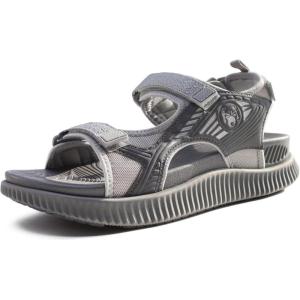 image:imageKuaiLu Womens Orthopedic Walking Sandals with Comfortable Arch Support Plantar Fasciitis Relief Summer Outdoor Hiking Sport Recovery Adjustable Strap Athletic Chunky Cushion ShoesGrey