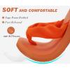 image:imageKuaiLu Flip Flops for Women with Arch Support Yoga Mat Comfortable Summer Beach Walking Thong Cushion Sandals Slip On Indoor OutdoorOrange