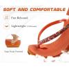 image:imageKuaiLu Womens Rhinestone Flip Flops with Comfort Arch Support Yoga Mat Cushion Sandals Fashion Summer Beach Travel Orthotic Walking Thong Sandles Slip on Plantar Fasciitis Indoor Outdoor ShoesOrange