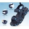 image:imageKuaiLu Mens Hiking Sandals With Arch Support Sport Recovery Athletic Walking Sandals For Man Outdoor Summer Casual Thick Cushion Beach Water Fisherman Sandal Size 715Navy Bluecamouflage