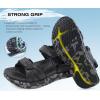image:imageKuaiLu Mens Hiking Sandals With Arch Support Sport Recovery Athletic Walking Sandals For Man Outdoor Summer Casual Thick Cushion Beach Water Fisherman Sandal Size 715Blackcamouflage