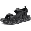 image:imageKuaiLu Mens Hiking Sandals With Arch Support Sport Recovery Athletic Walking Sandals For Man Outdoor Summer Casual Thick Cushion Beach Water Fisherman Sandal Size 715Blackcamouflage