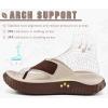 image:imageKuaiLu Womens Recovery Flip Flops with Comfortable Plantar Fasciitis Arch Support Orthotic Thong Sandals Cushion Sport Slides Reduces Stress on Feet Joints amp Back PostExerciseBeige Brown