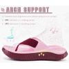 image:imageKuaiLu Womens Recovery Flip Flops with Comfortable Plantar Fasciitis Arch Support Orthotic Thong Sandals Cushion Sport Slides Reduces Stress on Feet Joints amp Back PostExercisePink Wine