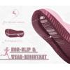 image:imageKuaiLu Womens Recovery Flip Flops with Comfortable Plantar Fasciitis Arch Support Orthotic Thong Sandals Cushion Sport Slides Reduces Stress on Feet Joints amp Back PostExercisePink Wine