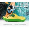 image:imageKuaiLu Womens Recovery Flip Flops with Comfortable Plantar Fasciitis Arch Support Orthotic Thong Sandals Cushion Sport Slides Reduces Stress on Feet Joints amp Back PostExerciseYellow Green