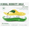 image:imageKuaiLu Womens Recovery Flip Flops with Comfortable Plantar Fasciitis Arch Support Orthotic Thong Sandals Cushion Sport Slides Reduces Stress on Feet Joints amp Back PostExerciseYellow Green