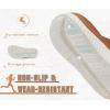 image:imageKuaiLu Womens Recovery Flip Flops with Comfortable Plantar Fasciitis Arch Support Orthotic Thong Sandals Cushion Sport Slides Reduces Stress on Feet Joints amp Back PostExerciseKhaki White