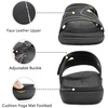 image:imageKuaiLu Womens Fashion Orthotic Slides Ladies Athletic Yoga Mat Memory Foam Walking Sandals Thick Cushion Recovery Summer Beach Slippers Comfortable Plantar Fasciitis Arch SupportBlack