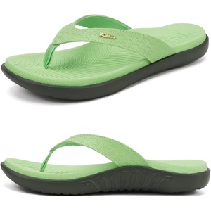 image:imageKuaiLu Womens Flip Flops Ladies Yoga Mat Comfortable Walking Thong Sandals With Plantar Fasciitis Arch Support Slip On Indoor Outdoor For SummerMint Green