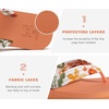 image:imageKuaiLu Womens Arch Support Flip Flops Ladies Comfort Lightweight Soft Yoga Mat Cushion Walking Thong SandalsOrange