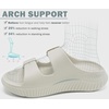 image:imageKuaiLu Womens Recovery Sandals With Comfortable Plantar Fasciitis Arch Support Orthotic Adjustable Thick Cushion Sport Slides Reduces Stress on Feet Joints amp Back PostExerciseBonestiff