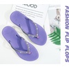 image:imageKuaiLu Womens Rhinestone Flip Flops with Comfort Arch Support Yoga Mat Cushion Sandals Fashion Summer Beach Travel Orthotic Walking Thong Sandles Slip on Plantar Fasciitis Indoor Outdoor ShoesPurple