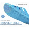 image:imageKuaiLu Gladiator Sandals for Women with Comfortable Arch Support Summer Beach Walking Fisherman Slides Boho Outfits Flats Slip on Cushion Shoes Indoor OutdoorBlue