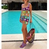 image:imageKuaiLu Gladiator Sandals for Women with Comfortable Arch Support Summer Beach Walking Fisherman Slides Boho Outfits Flats Slip on Cushion Shoes Indoor OutdoorPurple