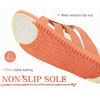 image:imageKuaiLu Gladiator Sandals for Women with Comfortable Arch Support Summer Beach Walking Fisherman Slides Boho Outfits Flats Slip on Cushion Shoes Indoor OutdoorOrange