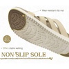 image:imageKuaiLu Gladiator Sandals for Women with Comfortable Arch Support Summer Beach Walking Fisherman Slides Boho Outfits Flats Slip on Cushion Shoes Indoor OutdoorBeige