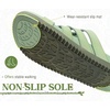 image:imageKuaiLu Gladiator Sandals for Women with Comfortable Arch Support Summer Beach Walking Fisherman Slides Boho Outfits Flats Slip on Cushion Shoes Indoor OutdoorOlive Green