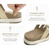 image:imageKuaiLu Gladiator Sandals for Women with Comfortable Arch Support Summer Beach Walking Fisherman Slides Boho Outfits Flats Slip on Cushion Shoes Indoor OutdoorBeige