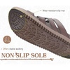 image:imageKuaiLu Gladiator Sandals for Women with Comfortable Arch Support Summer Beach Walking Fisherman Slides Boho Outfits Flats Slip on Cushion Shoes Indoor OutdoorBrown