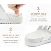 image:imageKuaiLu Gladiator Sandals for Women with Comfortable Arch Support Summer Beach Walking Fisherman Slides Boho Outfits Flats Slip on Cushion Shoes Indoor OutdoorWhite