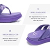 image:imageKuaiLu Womens Orthopedic Flip Flops Comfortable Arch Support Summer Walking Thong Sandals Beach Vacation Boho Outfits Casual NonSlip Shoes Indoor OutdoorPurple