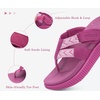 image:imageKuaiLu Womens Orthopedic Flip Flops Comfortable Arch Support Summer Walking Thong Sandals Beach Vacation Boho Outfits Casual NonSlip Shoes Indoor OutdoorRose