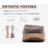 image:imageKuaiLu Womens Orthopedic Flip Flops Comfortable Arch Support Summer Walking Thong Sandals Beach Vacation Boho Outfits Casual NonSlip Shoes Indoor OutdoorBrown