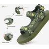 image:imageKuaiLu Womens Walking Sandals Comfortable Memory Foam Arch Support Adjustable Straps Sport Hiking Shoes Summer Beach Outdoor Camping AdventureArmy Green