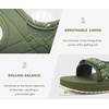 image:imageKuaiLu Womens Walking Sandals Comfortable Memory Foam Arch Support Adjustable Straps Sport Hiking Shoes Summer Beach Outdoor Camping AdventureArmy Green