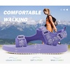 image:imageKuaiLu Womens Walking Sandals Comfortable Memory Foam Arch Support Adjustable Straps Sport Hiking Shoes Summer Beach Outdoor Camping AdventureLavender Purple