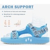 image:imageKuaiLu Womens Walking Sandals Comfortable Memory Foam Arch Support Adjustable Straps Sport Hiking Shoes Summer Beach Outdoor Camping AdventureSky Blue