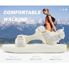 image:imageKuaiLu Womens Walking Sandals Comfortable Memory Foam Arch Support Adjustable Straps Sport Hiking Shoes Summer Beach Outdoor Camping AdventureWhite
