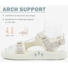 image:imageKuaiLu Womens Walking Sandals Comfortable Memory Foam Arch Support Adjustable Straps Sport Hiking Shoes Summer Beach Outdoor Camping AdventureWhite