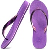 image:imageKuaiLu Womens Fashion Flip Flops Ladies Lightweight Summer Beach Yoga Mat Thong Sandals with Comfortable Arch SupportDeep Purple