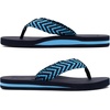 image:imageKuaiLu Mens Flip Flops Arch Support Summer Beach Pool Water Thong Sandals Waterproof Rubber Walking ShoesBright Blue