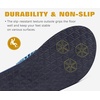 image:imageKuaiLu Mens Flip Flops Arch Support Summer Beach Pool Water Thong Sandals Waterproof Rubber Walking ShoesBright Blue