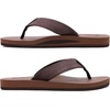 image:imageKuaiLu Mens Flip Flops Arch Support Summer Beach Pool Water Thong Sandals Waterproof Rubber Walking ShoesCoffee