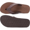 image:imageKuaiLu Mens Flip Flops Arch Support Summer Beach Pool Water Thong Sandals Waterproof Rubber Walking ShoesCoffee