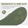 image:imageKuaiLu Mens Flip Flops Arch Support Summer Beach Pool Water Thong Sandals Waterproof Rubber Walking ShoesGreen
