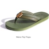 image:imageKuaiLu Mens Flip Flops Arch Support Summer Beach Pool Water Thong Sandals Waterproof Rubber Walking ShoesGreen