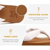 image:imageKuaiLu Flip Flops for Women with Arch Support Summer Beach Thong Sandals  Comfortable Yoga Mat Walking Shoes Cushion Slip On Casual Outfits Indoor OutdoorWhite Khaki