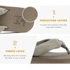 image:imageKuaiLu Flip Flops for Women with Arch Support Summer Beach Thong Sandals  Comfortable Yoga Mat Walking Shoes Cushion Slip On Casual Outfits Indoor OutdoorCamel